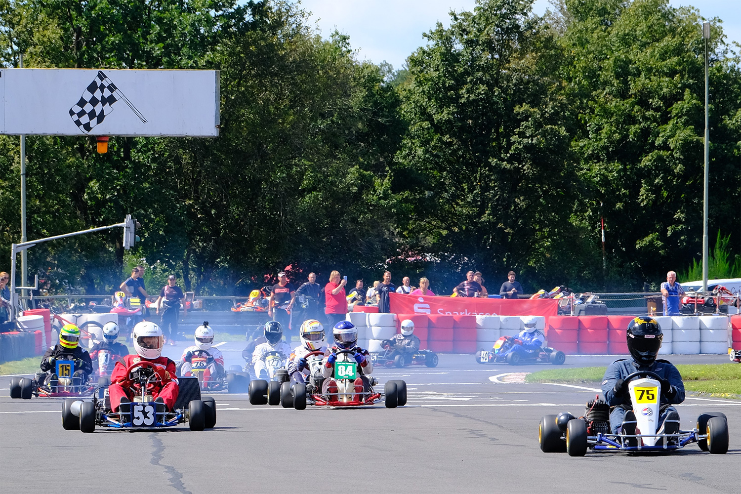 Klassik Kart-Fahrer beim Kurt Wirths Gedächtnispokal