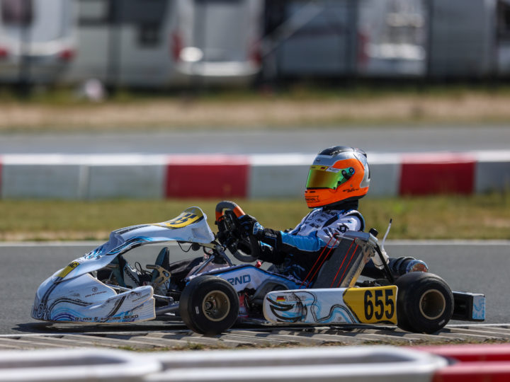Starke Rennen von Emilio Bernd bei der Deutschen Kartmeisterschaft in Mülsen