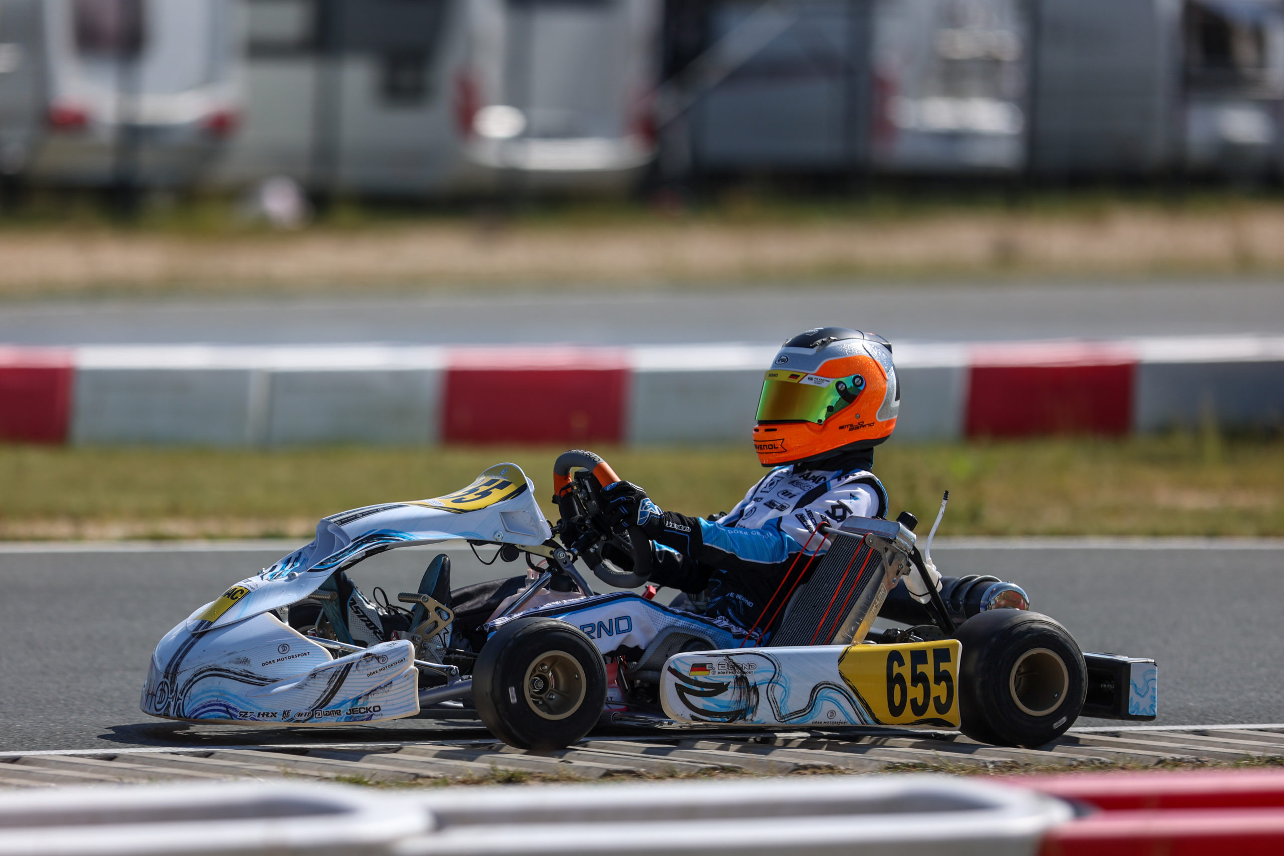 Starke Rennen von Emilio Bernd bei der Deutschen Kartmeisterschaft in Mülsen