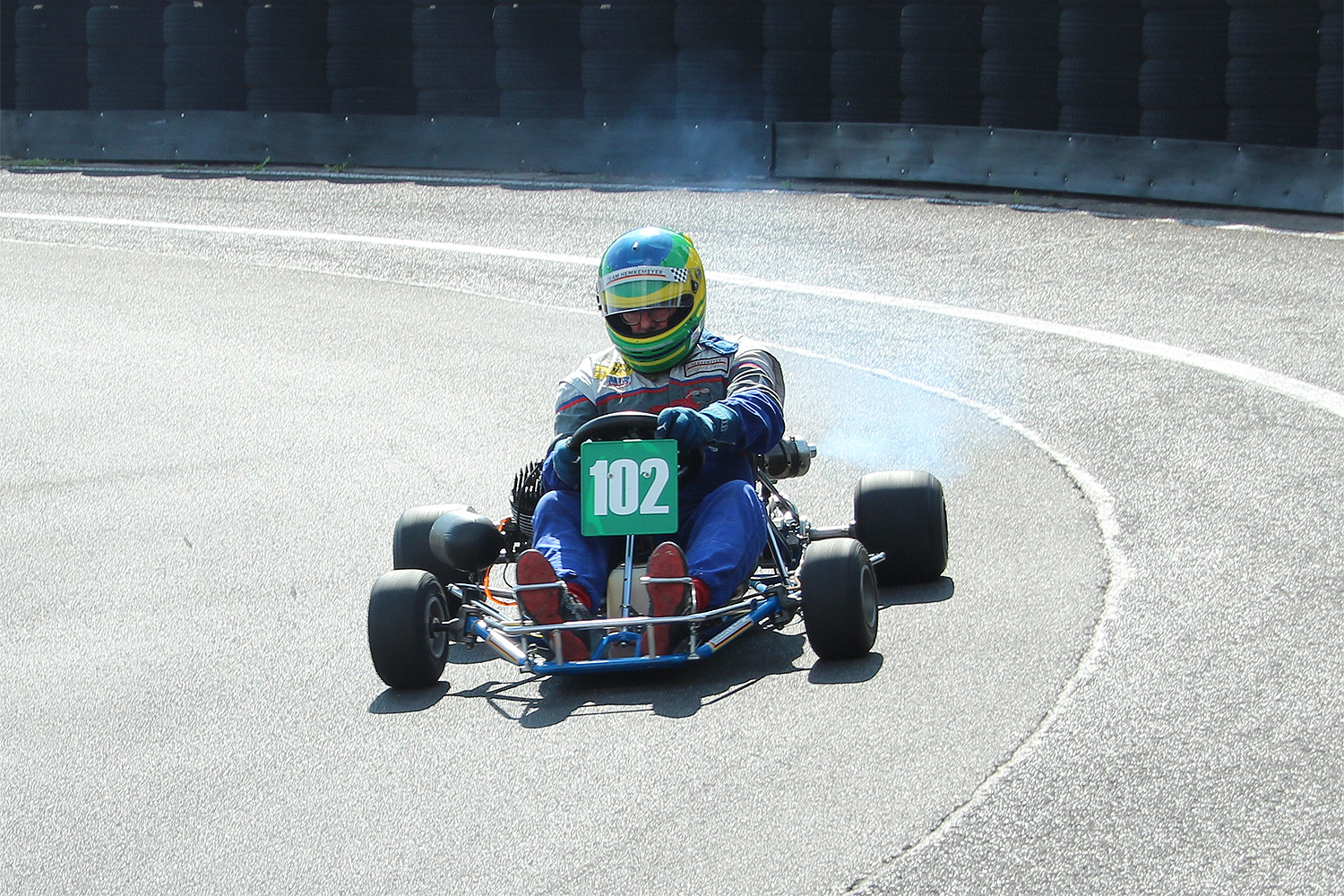 Toller Sport trotz Wetterkapriolen bei den Klassik Karts in Gerolzhofen