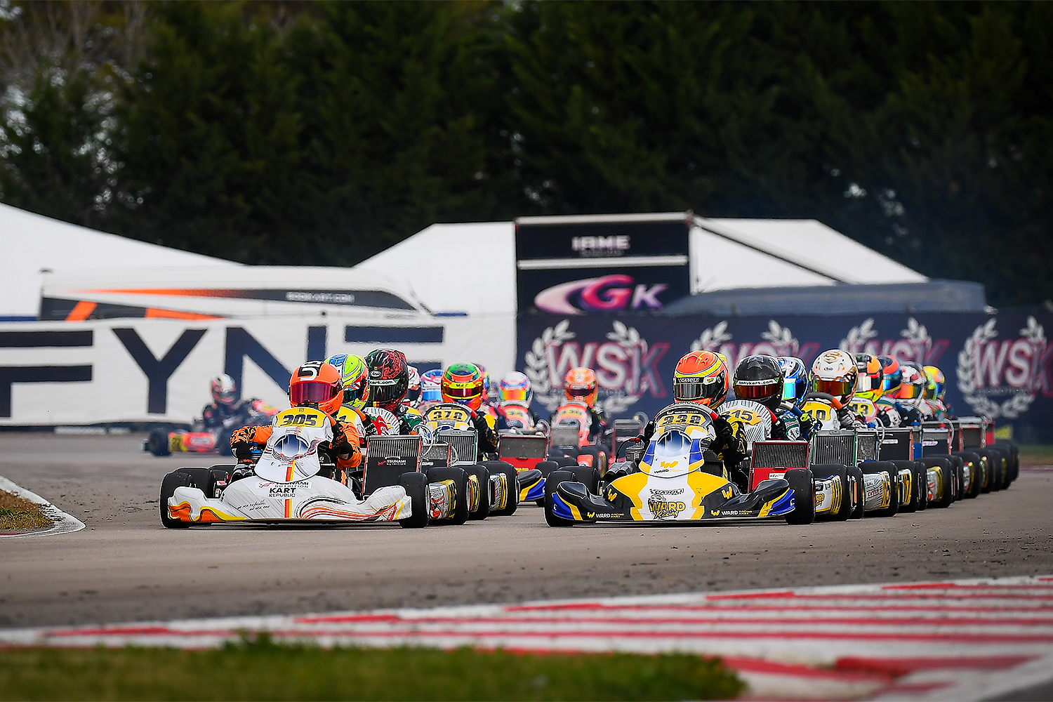 Deutsches Podium beim WSK Super Master Series-Auftakt