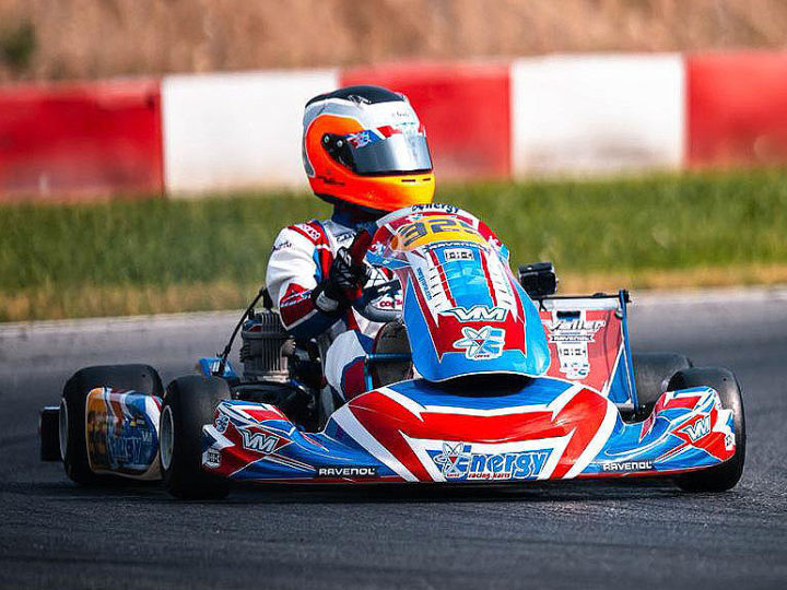 Emilio Bernd überzeugt bei der IAME Euro Series
