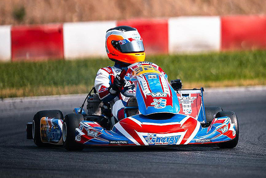 Emilio Bernd überzeugt bei der IAME Euro Series