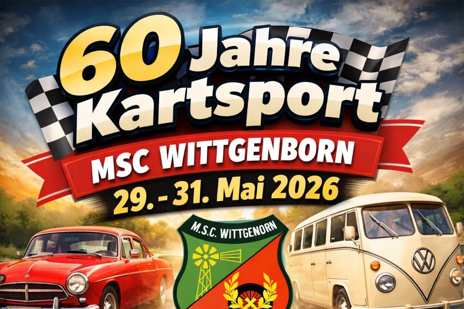 60 Jahre Kartsport: MSC Wittgenborn lädt zum Jubiläumswochenende ein
