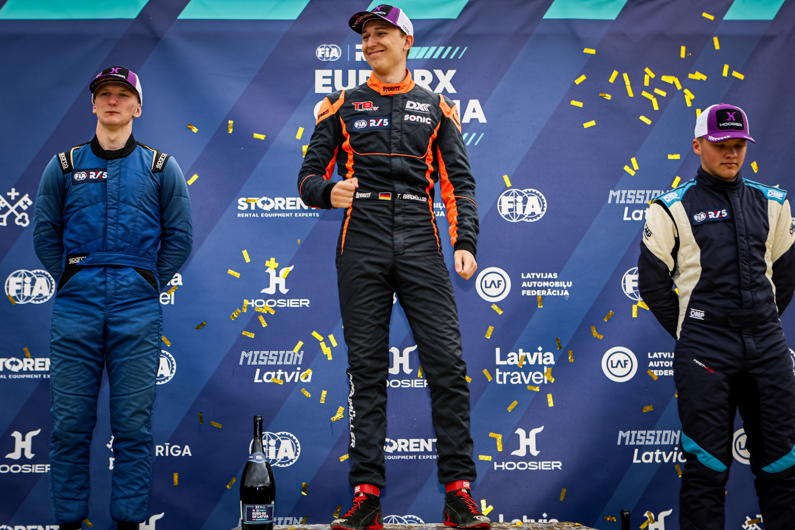 Historischer Sieg: Tim Braumüller gewinnt erstes FIA Euro RX5 Rennen der Geschichte
