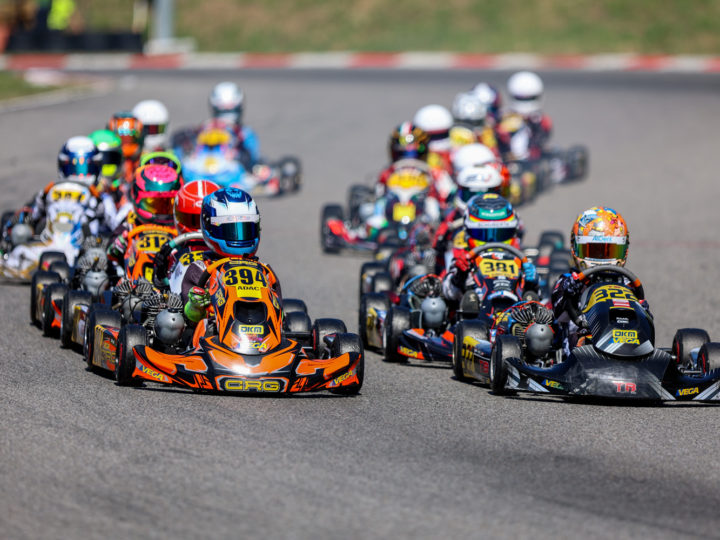 Spannung zur Saisonhalbzeit des ADAC Kart Masters in Ampfing