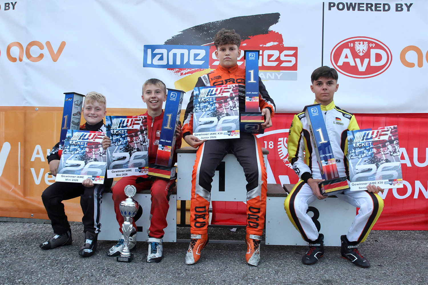 Feierlicher Abschluss der IAME Series Germany Premierensaison