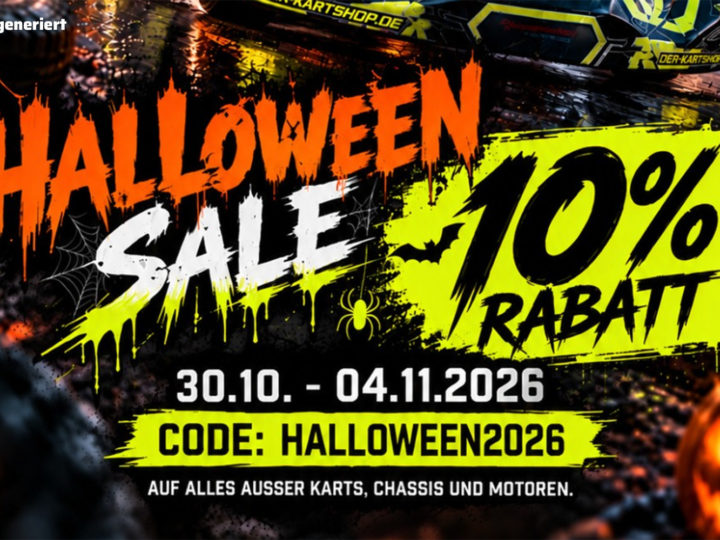 Halloween-Sale bei der-kartshop.de: 10 Prozent Rabatt auf fast alles