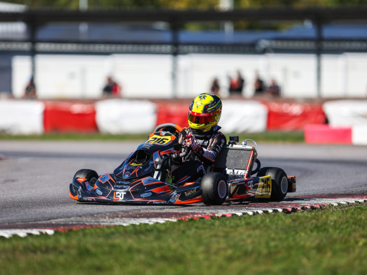 Edin Keserovic fährt nach nur zwei Jahren Kartsport in die deutsche Spitze