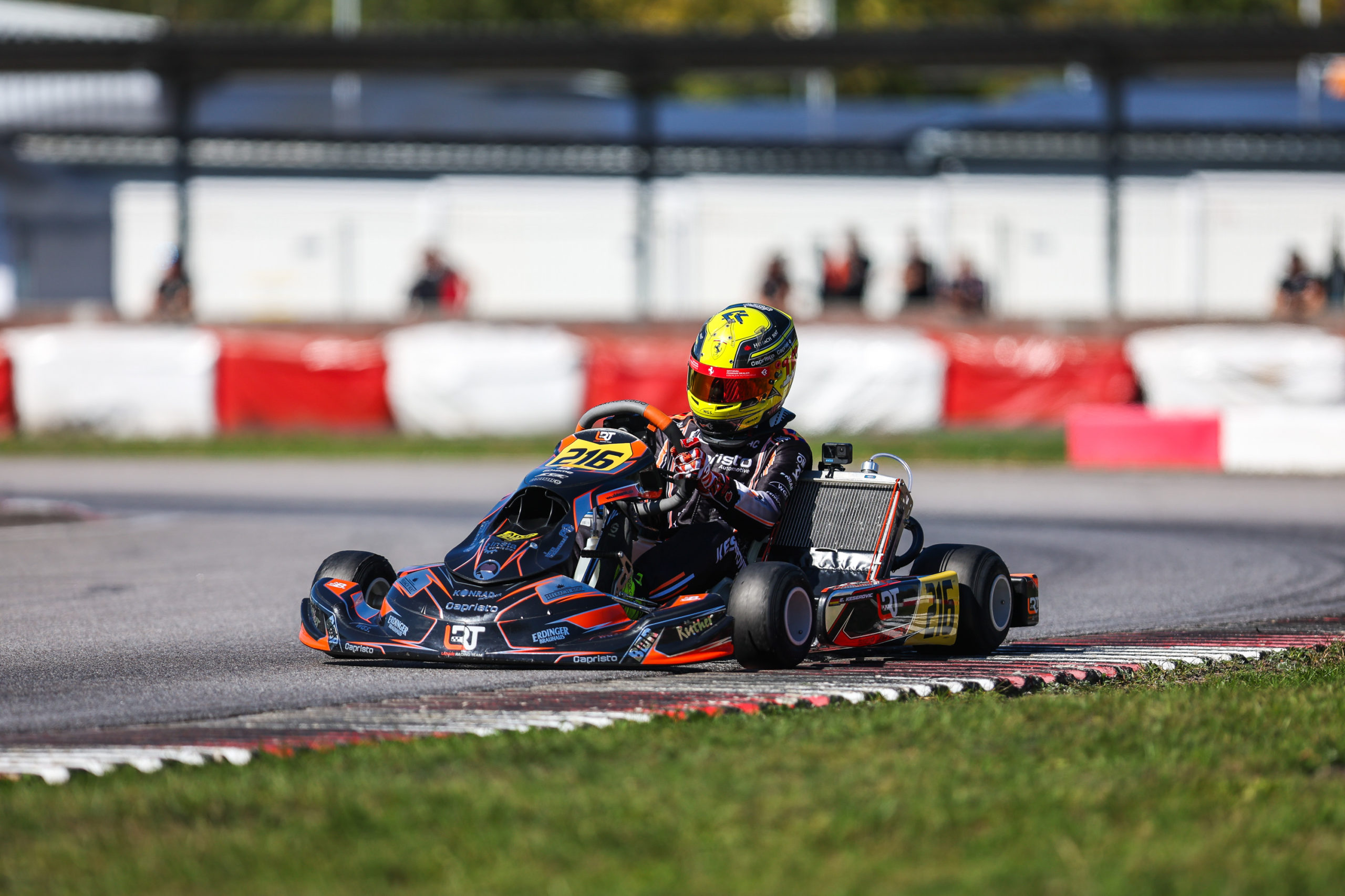 Edin Keserovic fährt nach nur zwei Jahren Kartsport in die deutsche Spitze